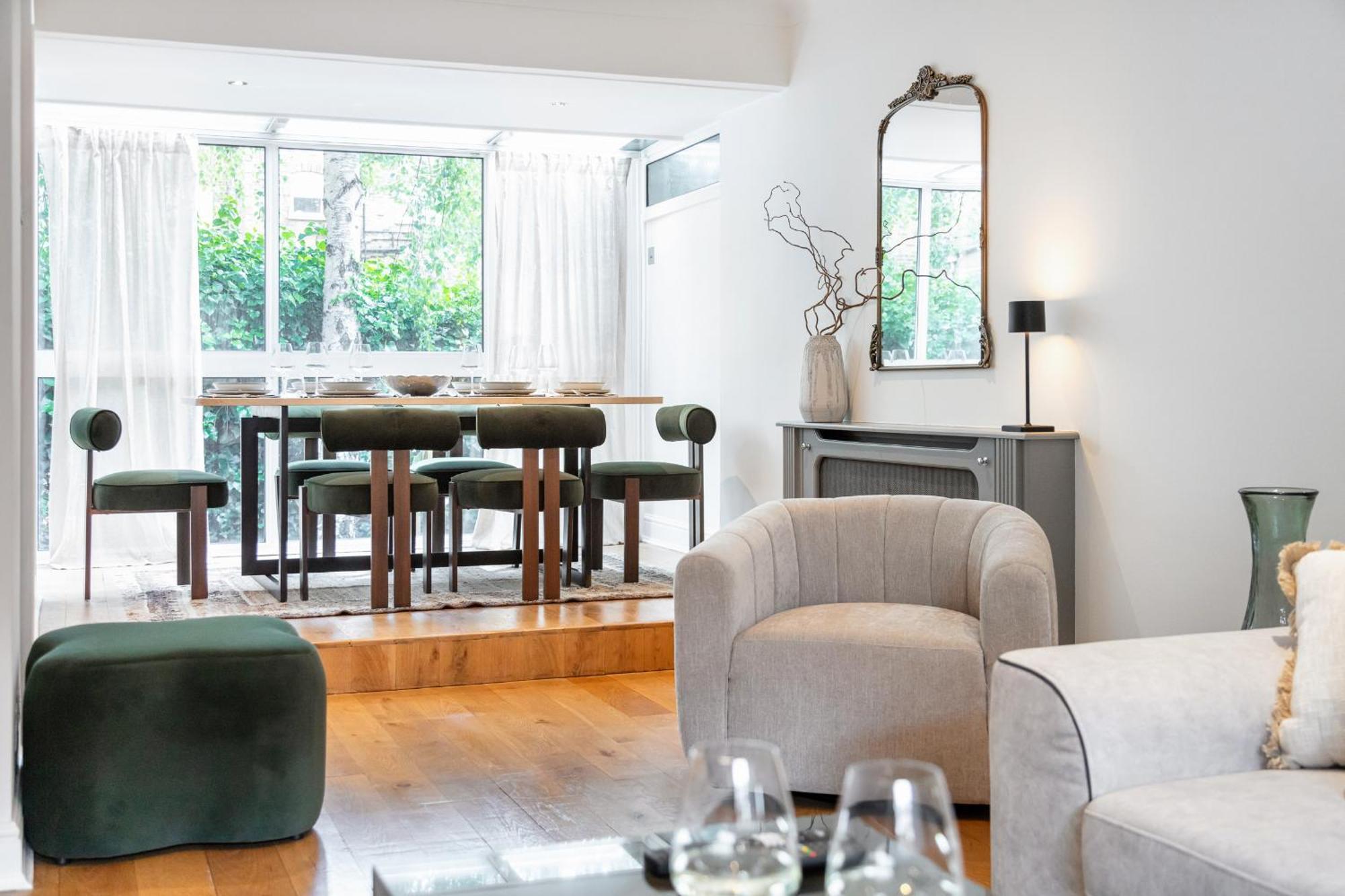 Rare 4Beds Townhouse In Kensington With Patio Villa London Kültér fotó