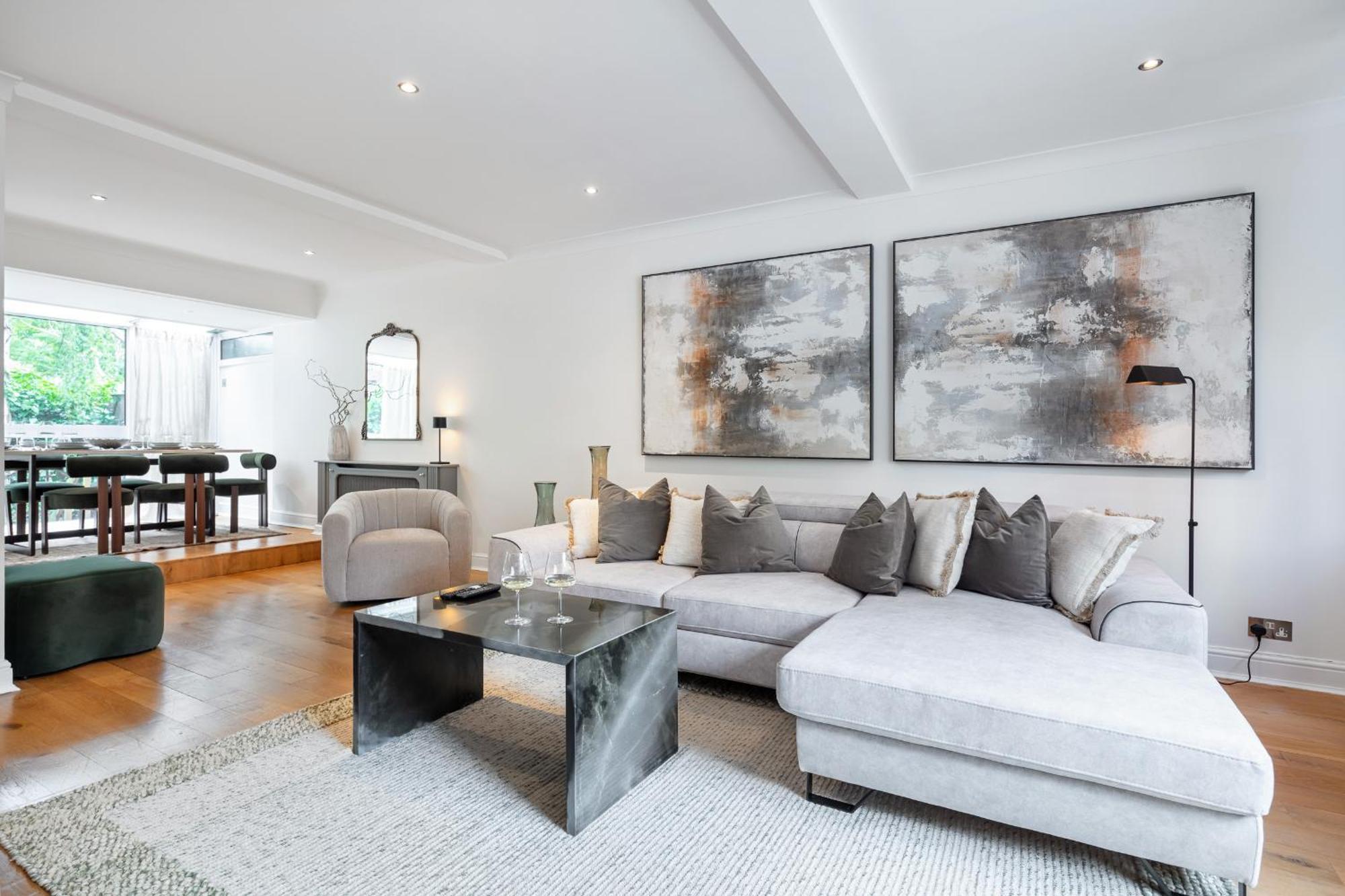 Rare 4Beds Townhouse In Kensington With Patio Villa London Kültér fotó