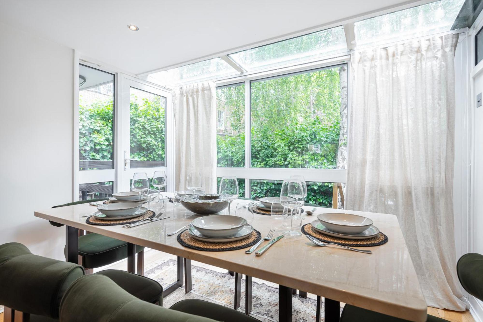 Rare 4Beds Townhouse In Kensington With Patio Villa London Kültér fotó